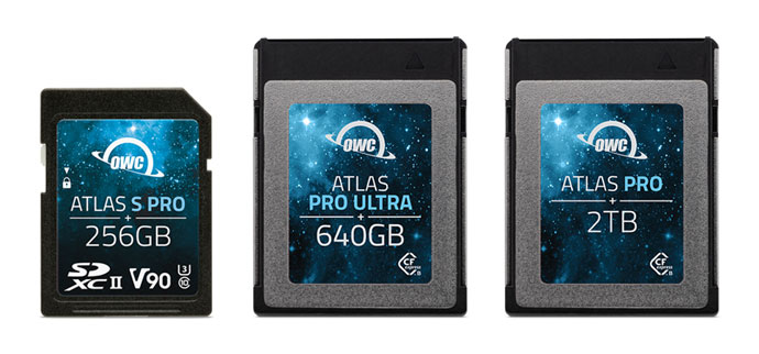 Atlas Pro media cards