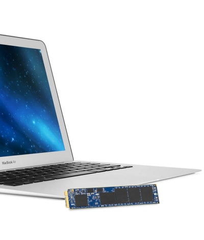 macbook air 2012 with aura pro ssd hero v2
