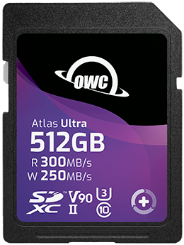 512GB OWC Atlas Ultra SD V90 Memory Card