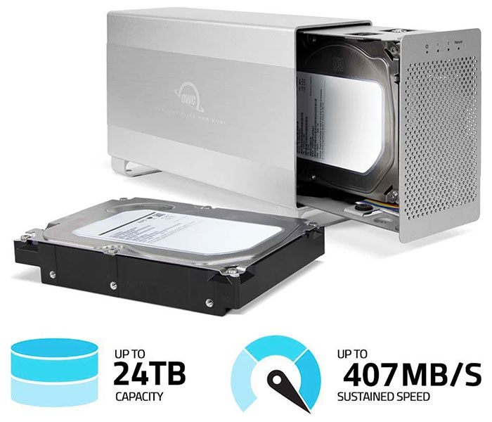 OWC Mercury Elite Pro Dual with USB and eSATA | OWC Asia