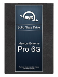 owc mercury extreme pro 6g ssd black front straight
