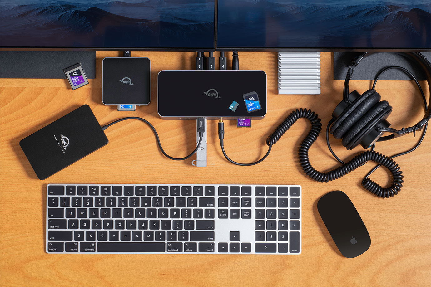 owc thunderbolt 5 dock plugged