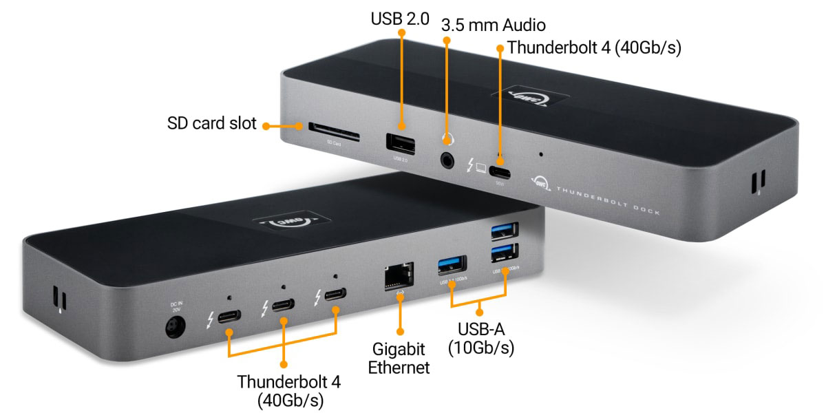 PC/タブレット PC周辺機器 OWC Thunderbolt Dock for M1 Mac, Thunderbolt 3 equipped Mac, and 